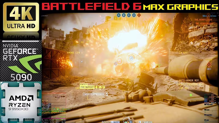 [4K] Battlefield 6 - RTX 5090 Ryzen 9950x3D - MAX GRAPHICS [BENCHMARK] #gaming #battlefield #bf6 #pc