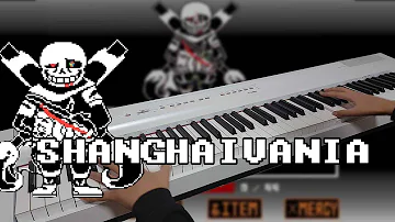 Ink!Sans Phase 3 Theme Shanghaivania Piano Cover (Undertale AU)