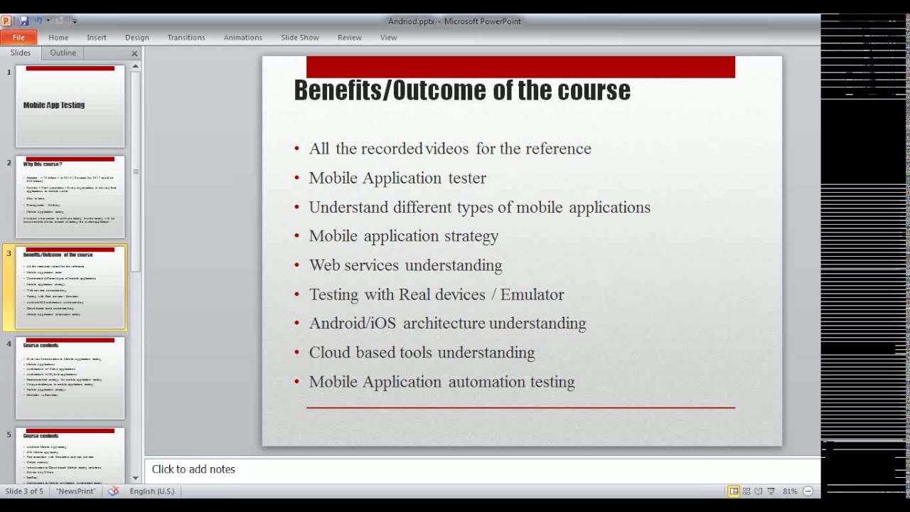 Mobile Application Testing Training Course from scratch - YouTube