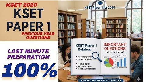 KSET 2020-vragen opgelost | Onmisbare PYQ