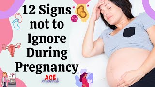 गर्भावस्था में इन लक्षणों को नज़रंदाज़ बिलकुल ना करें || 12 Signs not to ignore during pregnancy ||