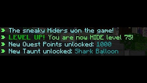 Max Level Hive Hide And Seek