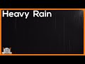 ► Dark Screen Rain Sounds for Sleeping (No Thunder) Hard Rain at Night ~ Lluvia Nearly Black Screen