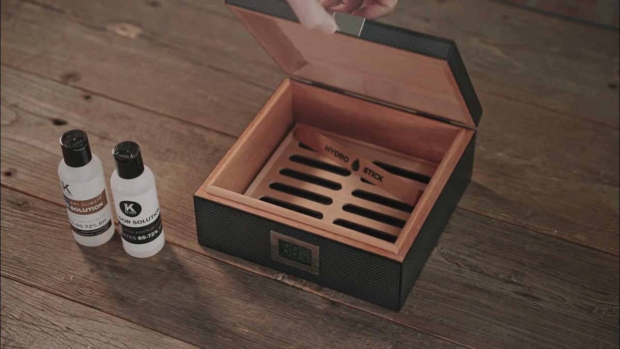 Kingston Carbon Fiber Humidor by Klaro Humidors YouTube