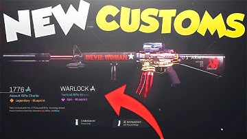 CUSTOMIZABLE BLUEPRINTS IN BLACK OPS COLD WAR!!!