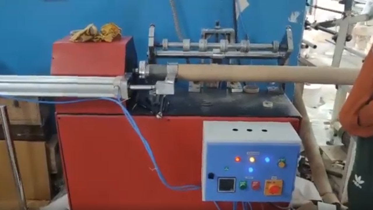 paper core cutting machine with core unloading system, paper core cutting machine manufacturer