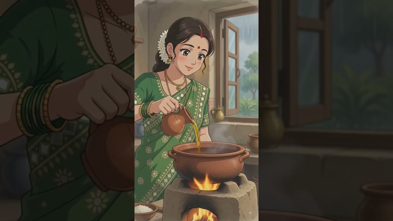 Dinner with Egg masala curry🥚 #ghibliinspired# village life#