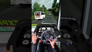 bus driver high speed  Crash Eurotruck Simulator2 tamil bus game #shorts bus simulator indonesia screenshot 2