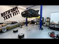 Test Fitting The Rotiforms - And More Suspension Fabrication