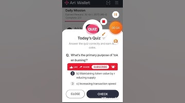 Ari Wallet quiz answers today | 06 JULY 2025 | Ari daily quiz today | Ari daily quiz today