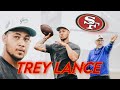San francisco 49ers quarterback trey lance trains with qb coach jeff christensen