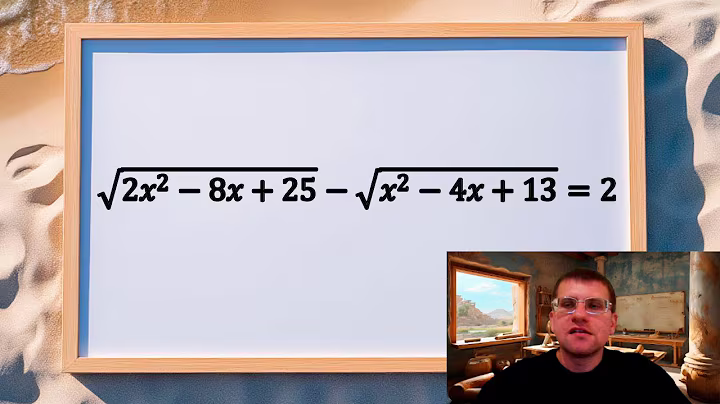 Preparation for the Unified State Exam in Mathematics - Irrational Equation No. 11