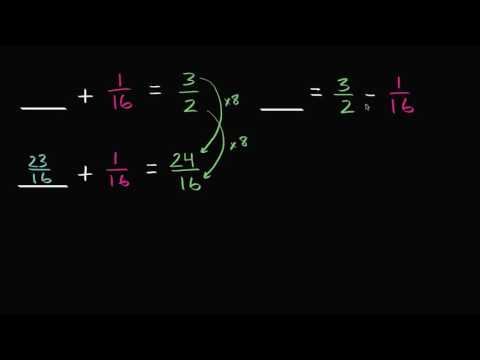 ვიპოვოთ გამოტოვებული წილადი