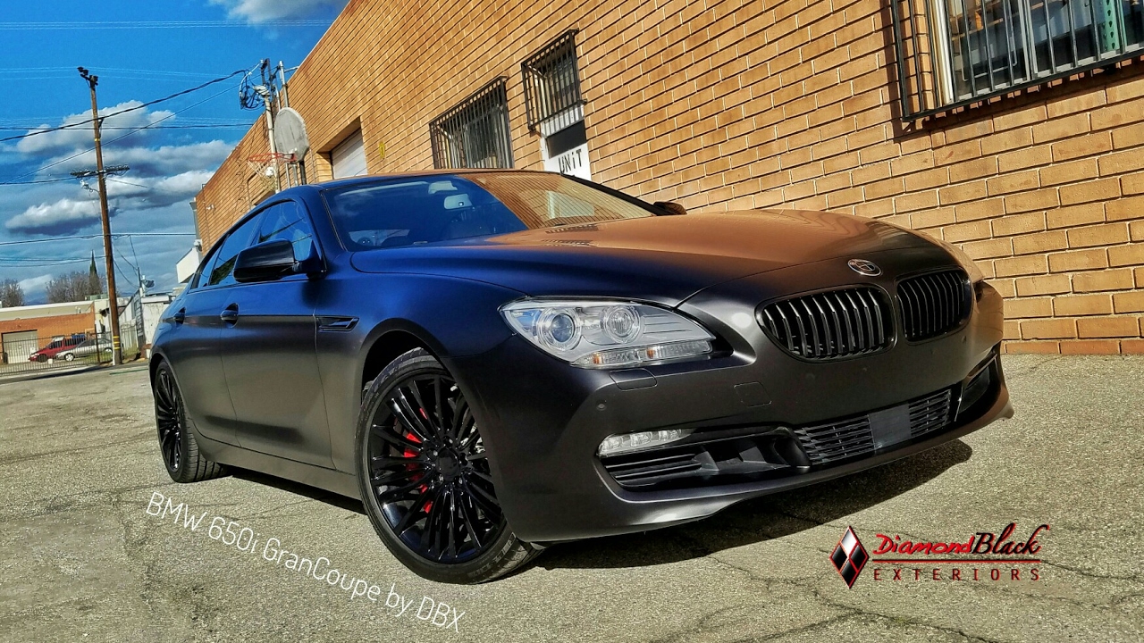 Sport Series 2013 bmw 650i gran coupe Project BMW 650i GranCoupe Wrapped in Frozen Black by DBX - YouTube