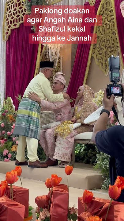Salam Restu. Di majlis perkahwinan Aina Farhana dan Shafizul pada 21/9/2024