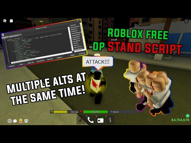 ROBLOX DA HOOD OP NOVA STAND SCRIPT/HACK [ ORA ORA , BARRAGE , KILL AURA ,  KILL EVERYONE] in 2023