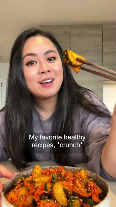 Salad Timun Pedas Korea (HANYA 10 Menit!)