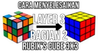 Algorithma edge permutation searah jarum jam r2 u r r' u' tidak corner
permutat...
