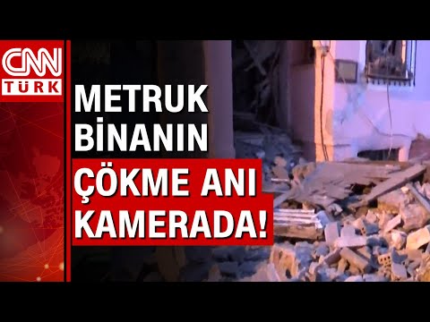 İstanbul Fatih'te 2 katlı metruk bina çöktü! Ölümden saniyelerle kurtuldular