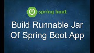 Build Runnable Jar of Spring Boot App using Apache Maven screenshot 2