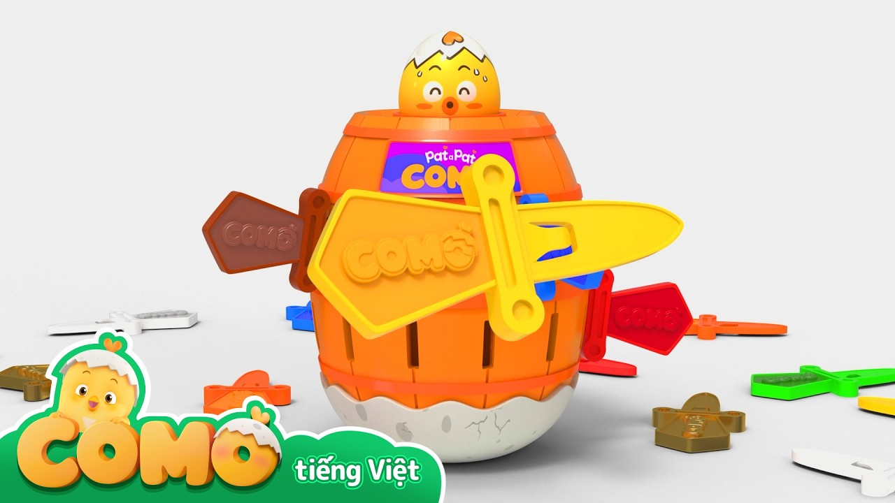 Trò chơi vòng quay hải tặc thật vui! +Nhiều tập hơn | Trò chơi trẻ em | Hải tặc | Como ngạc nhiên