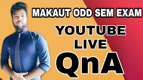 Makaut Odd Sem Exam Questions And Answers LIVE QnA. Must Watch This Video.
