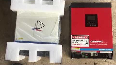 NO BATTERY SOLAR - PIP 5048GK Install & Operation - Initial REVIEW