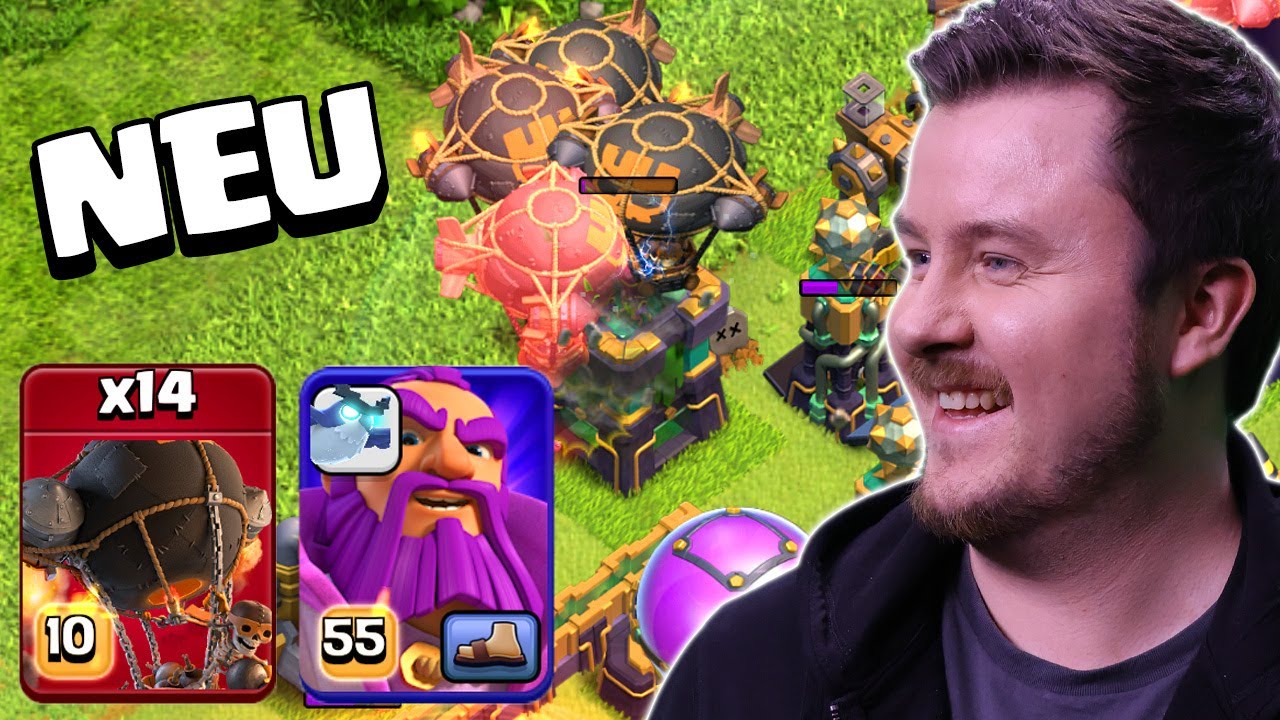 *NEUE* Raketen Ballon Strategie mit Wächter Walk in Clash of Clans YouTube