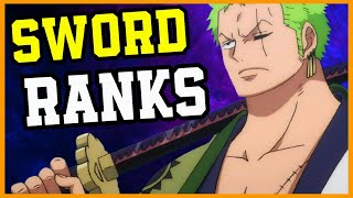 All Sword Ranks In One Piece | Tekking101