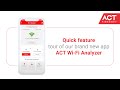 Features of act wifi analyzer tool  improve wifi signal