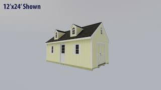 Best Barns Planner's Paradise Elite Shed - Sliding Doors   Dormer Kit