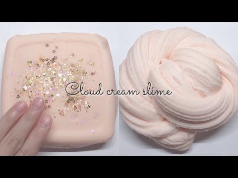 【ASMR】Cloud cream slime . クラウドクリームスライム? [音フェチ]