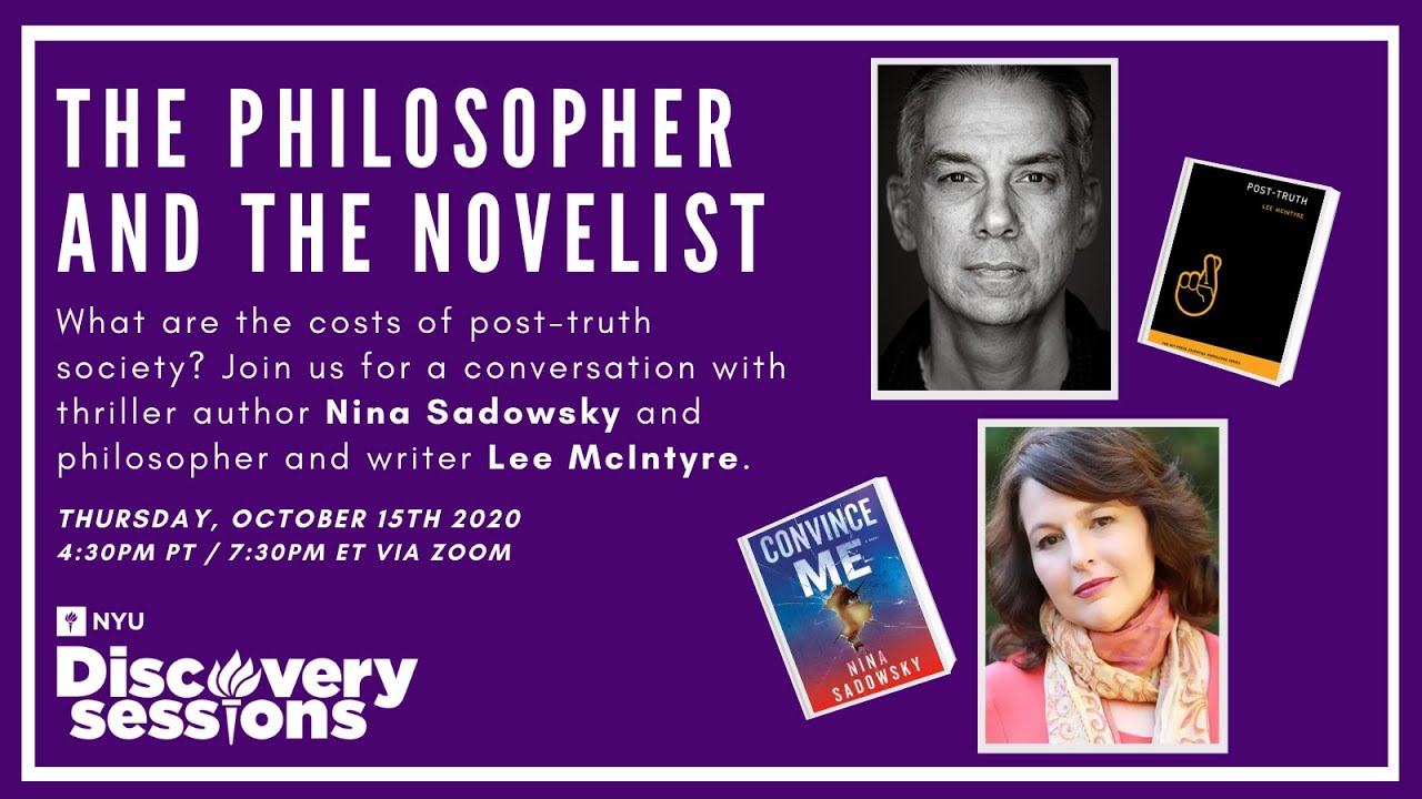 The Philosopher and the Novelist: A Special NYU Discovery Session