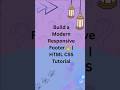 Modern Responsive Footer Design | HTML CSS