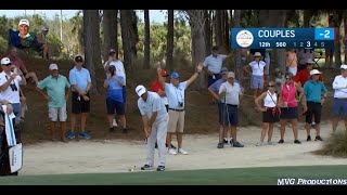 Fred Couples Pitches In 4 EAGLE!!!