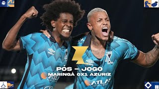 Pós Jogo Maringá 0x1 Azuriz - Gol Gabriel Zeca - Entrevista Técnico Alexandre Gallo