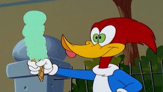 Woody goes crazy for ice cream | Woody Woodpecker
