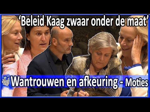 Motie van wantrouwen Sigrid Kaag & afkeuring Ank Bijleveld - Afghanistan Debat Tweede Kamer