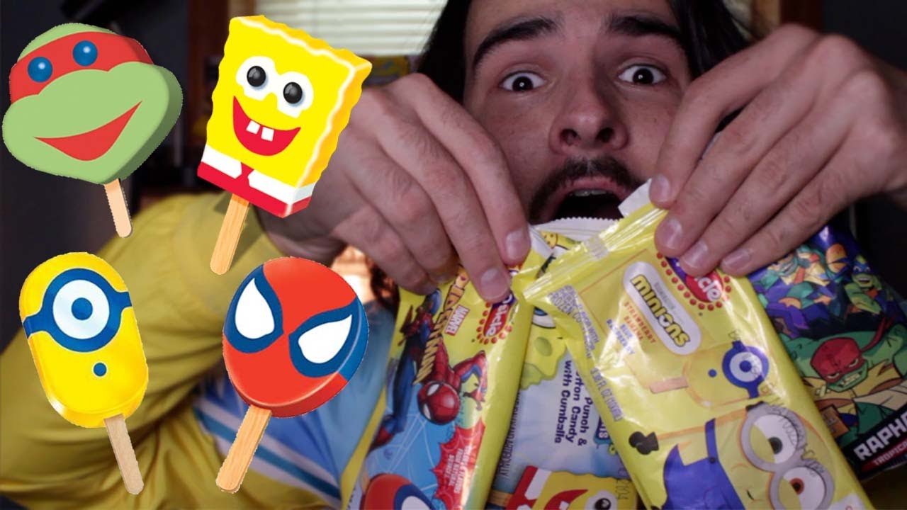 The Ultimate Perfect Popsicle Hunt! (Spongebob, Spider-Man, Minion, Ninja  Turtle!) - YouTube