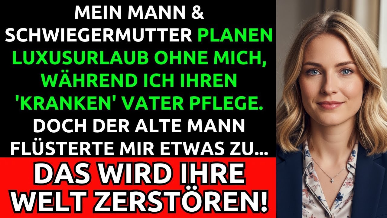 Während Ich Den 'Kranken' Vater Pflege, Planen Sie Luxusurlaub. Seine Worte Werden Sie Vernichten!