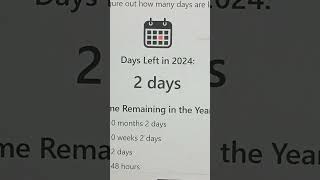 Omg!! There is only 2 days left until 2025!!! Leave a comment for 2025.