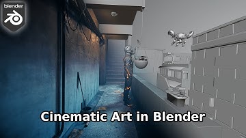 Create a Cinematic Cyberpunk 3D Scene in Blender – Step-by-Step Tutorial