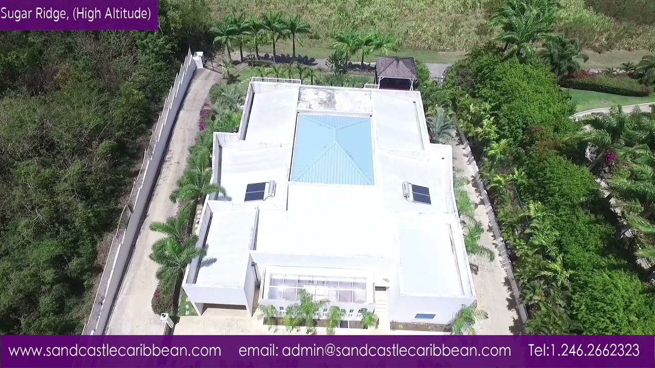 Sugar Ridge High, West Coast Barbados High Altitude Drone