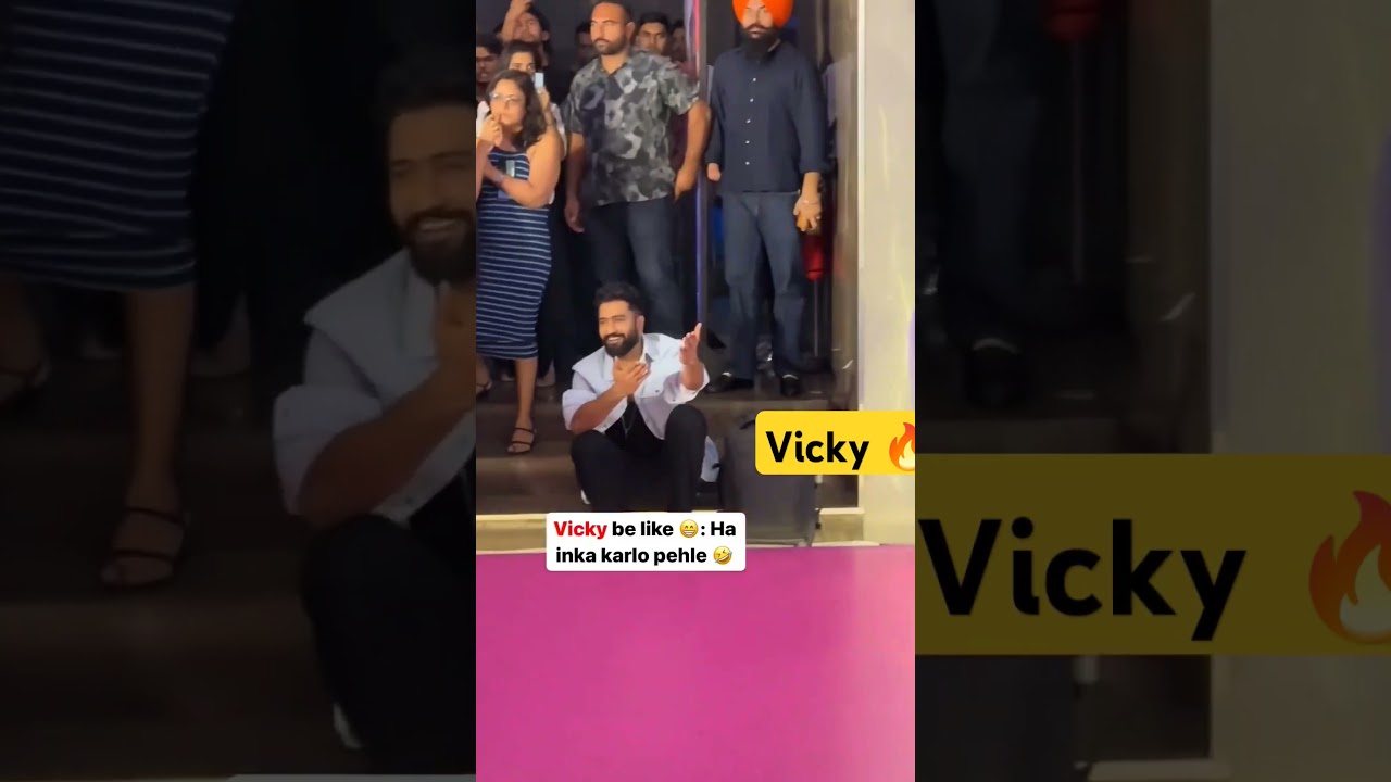 Vicky kaushal Tripti dimri latest movie promotion 