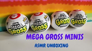 ASMR No Talking Zuru 5 Surprise MEGA GROSS MINIS Mystery Toy Unboxing fun