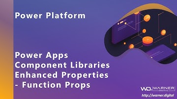Power Apps - Component Enhanced Properties - Function Properties