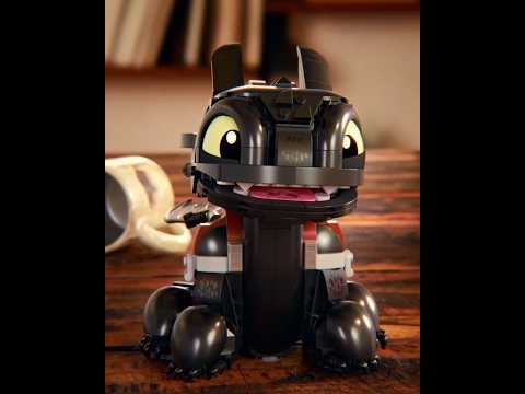 Конструктор LEGO Icons Як приборкати дракона: Беззубик 10375 з 784 деталями-фігурка персонажа мультфільму, видео 1