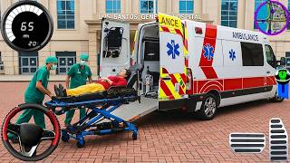 Ambulance City Rescue Simulator - 911 US Emergency Ambulance Driving 3D : Android Gameplay screenshot 2