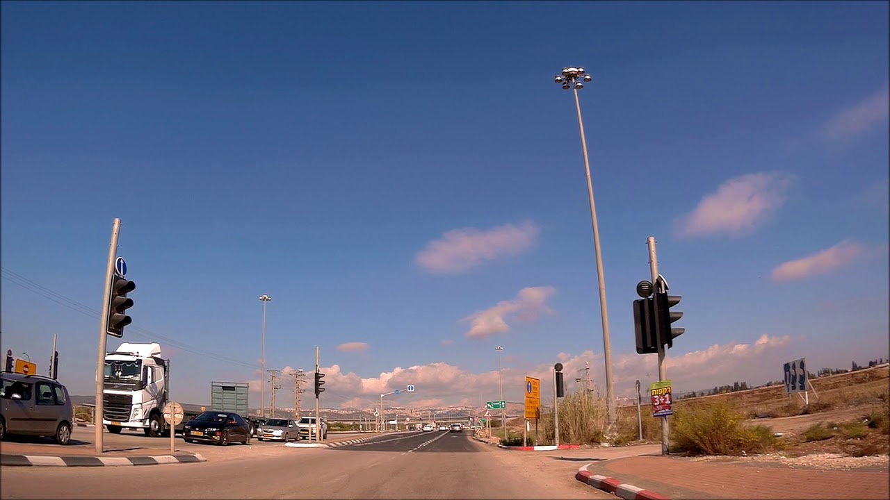 מעפולה לנצרת-עלית וחזרה    DRIVING Afula  to  Upper Nazareth and back -ISRAEL