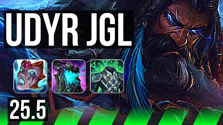 UDYR vs DARIUS (JGL) | 69% winrate, 6/2/9, Rank 14 Udyr | NA Challenger | 25.5